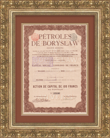 Нефтепродукты Борислава, облигация 1905 года