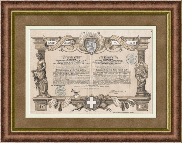 Ассоциация Белого Креста (предотвращение эпидемий) на 10 гульденов