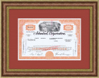 Компания Admiral International Enterprises  (телевизоры и радио). Сертификат на 10 акций к, 1968 г.