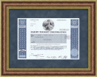 Сертификат аэрокосмической компании Barry Wright Corporation на 1000 акций, 1980 г.