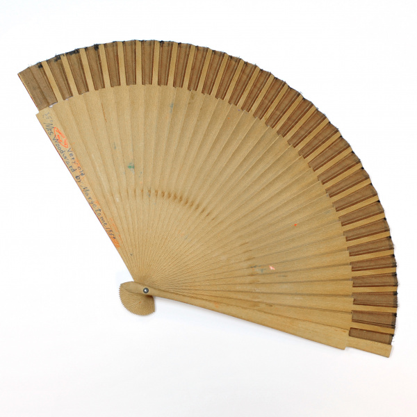 винтажный испанский веер фламенко,1957 г.