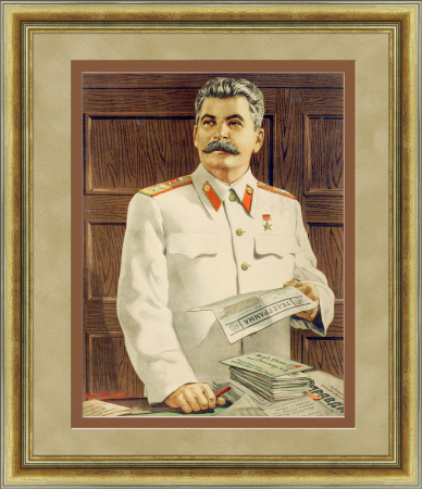 Портрет И.В. Сталина, советский плакат, 1949 г.