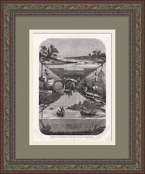 Русский Север. Рыбный промысел на Белом и Ледовитом море. Старинная гравюра