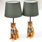 Роскошные тигры, парные дизайнерские светильники