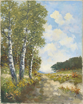 Березы. Советская, авторская живопись