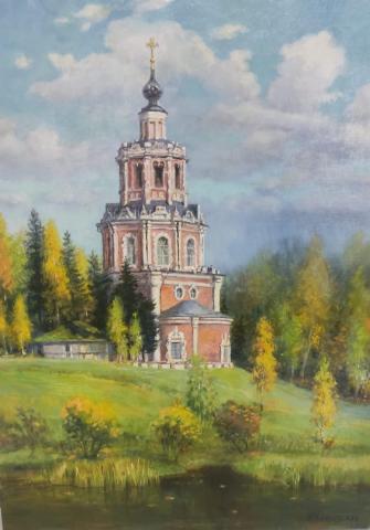 Спасская церковь, с. Уборы. Живопись А. Ковалевского