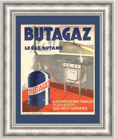 Газ - в каждый дом! Старинный рекламный плакат