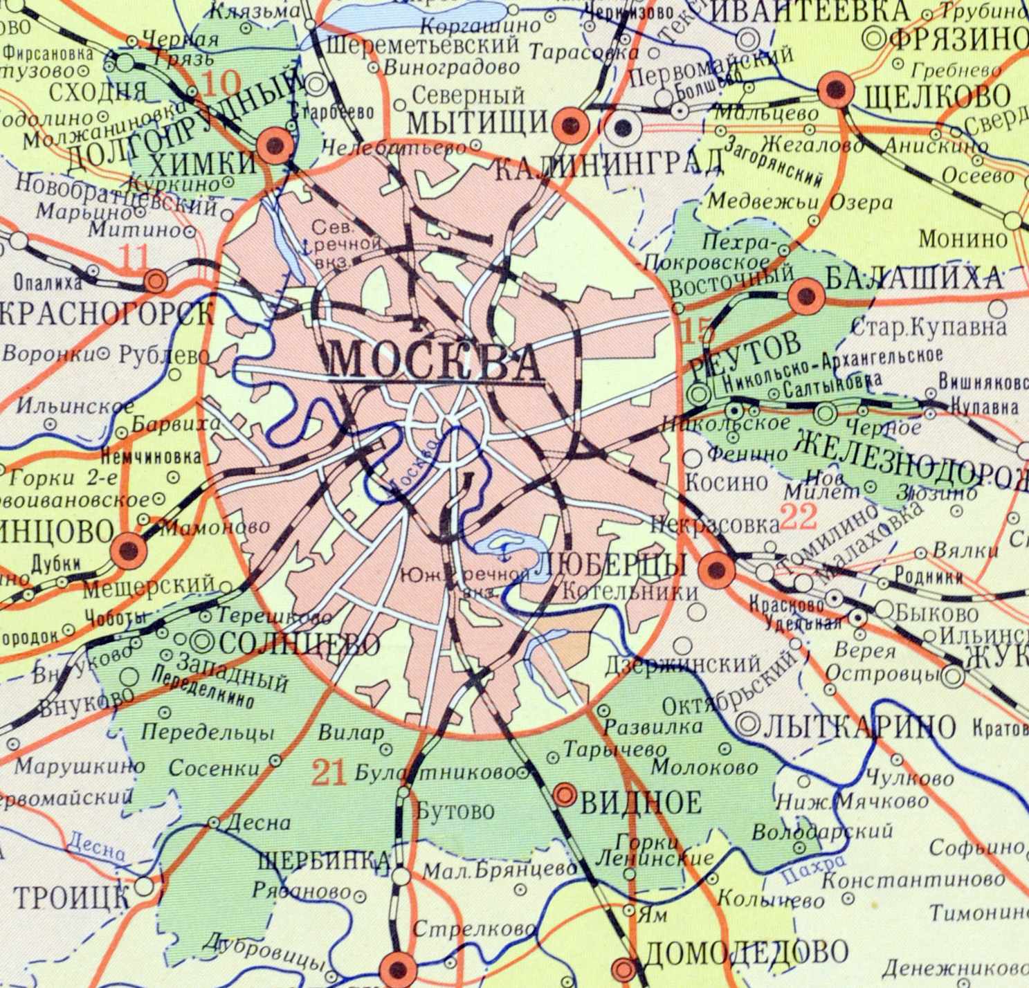 дома на карте москвы