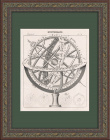Звездный глобус: астрономия и флот. Литография 1838 года