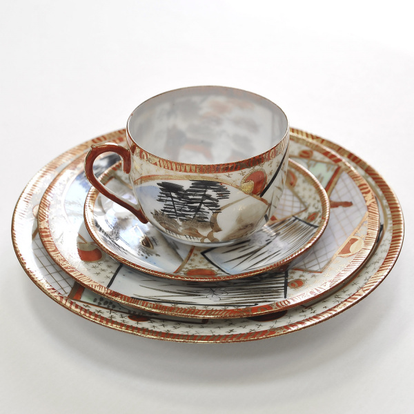 фарфоровое трио, япония