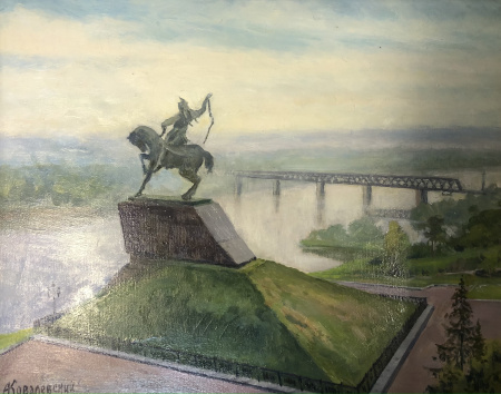 Город Уфа. Памятник Салавату Юлаеву. Картина в раме