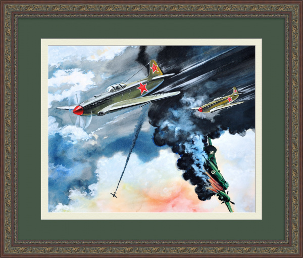 Защитники неба. Военная авиация, авторская графика
