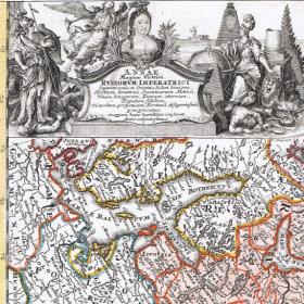 Российская империя и Тартария. Антикварная карта 1739 года