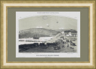 Вид из города Севастополя, литография Тимма 1855 года
