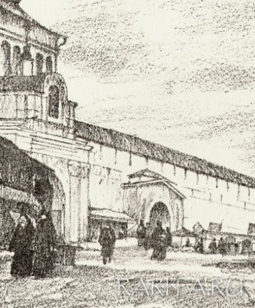 сергиев посад, большая литография юона